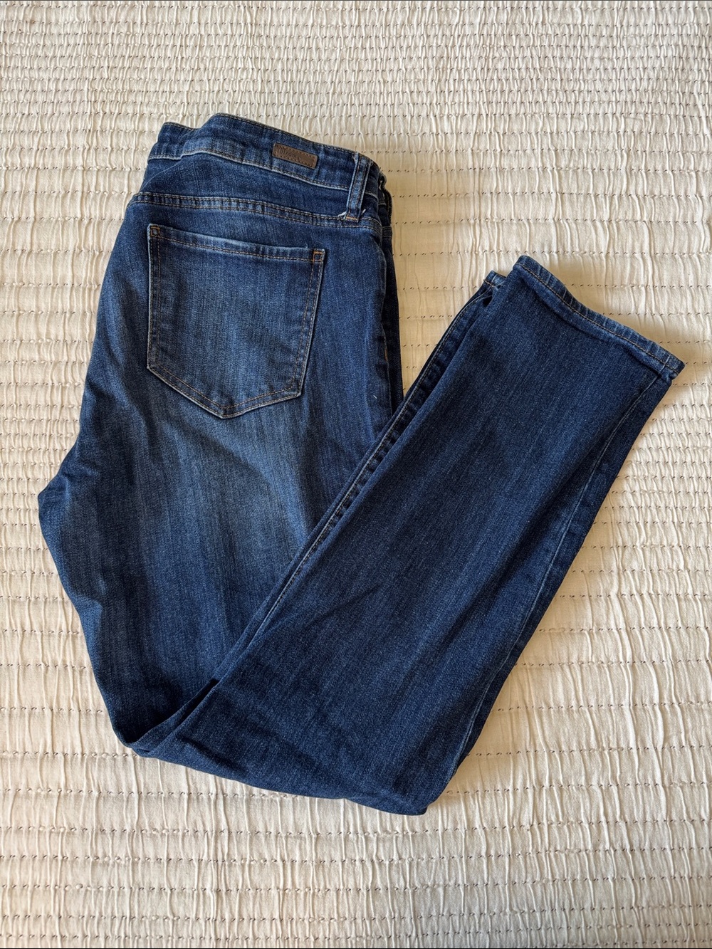 Kut from the Kloth Straight Leg Jeans in Dark Indigo
